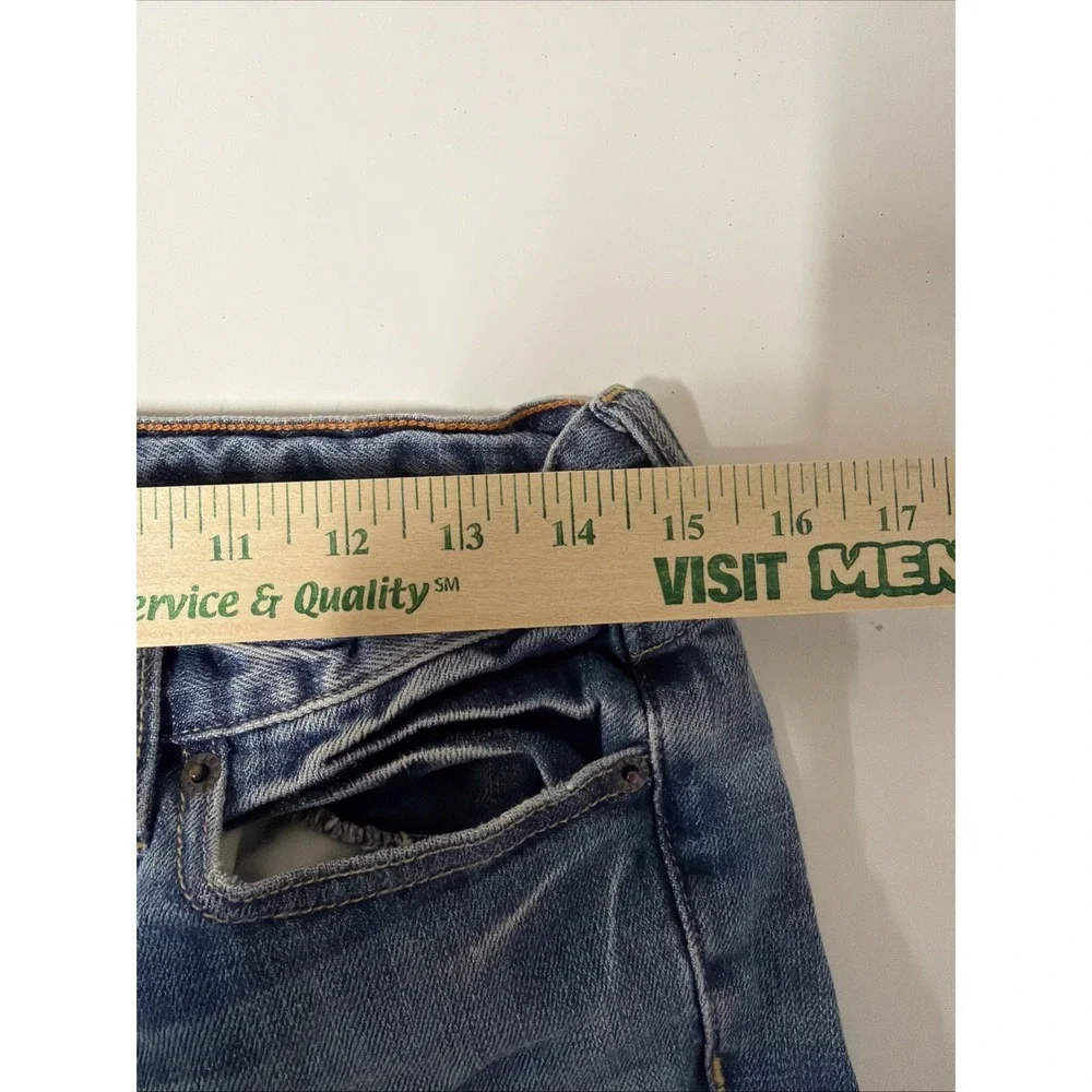 J. Crew Matchstick Skinny Jeans Womens 28 Low Rise Medium Wash Blue 32 Inseam